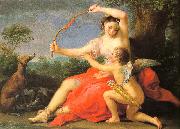 Pompeo Batoni Diana and Cupid oil painting on canvas